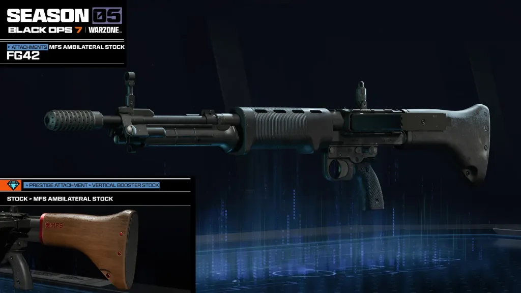 Arma FG42 em imagem.