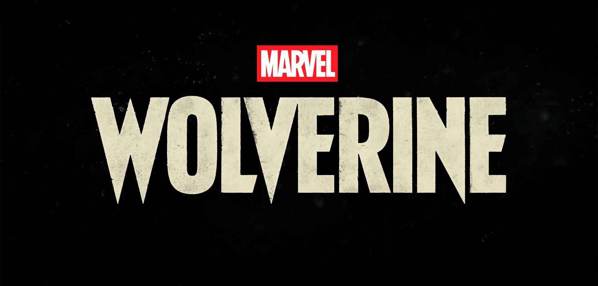 Tela preta com a logo de Marvel's Wolverine.