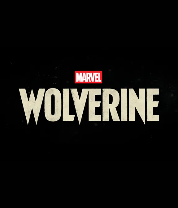Tela preta com a logo de Marvel's Wolverine.