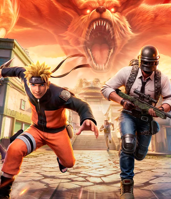 PUBG MOBILE 4.5 com Naruto, Ferrari e mais.