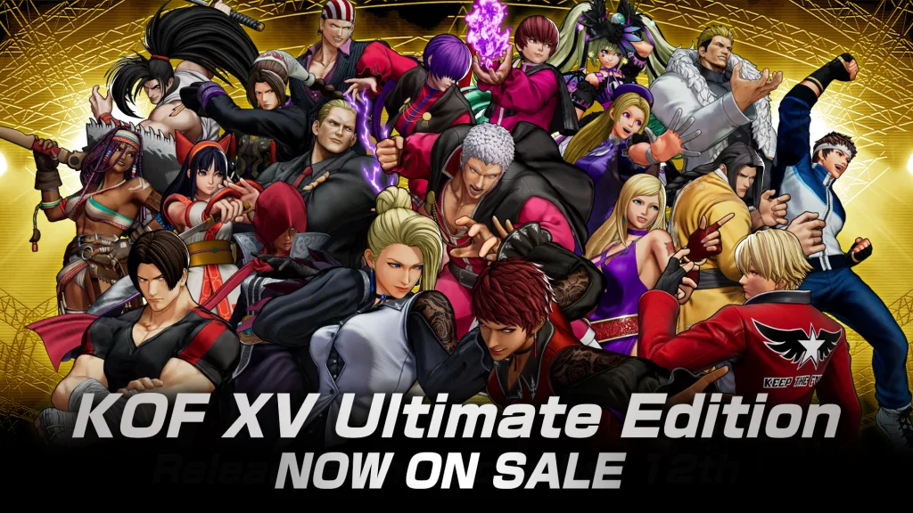 Chamada para a promoção da Ultimate Edition de KOF XV, verifique a disponibilidade.