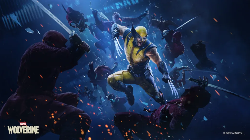 Wolverine enfrentando ninjas do Tentáculo.