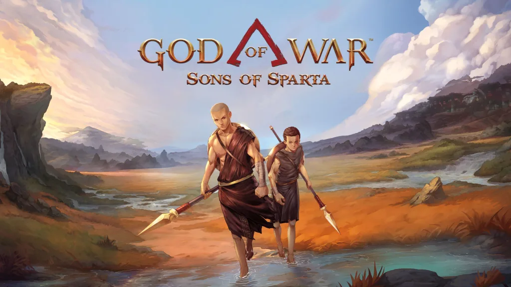 Deimos e Kratos em God of War: Sons of Sparta.