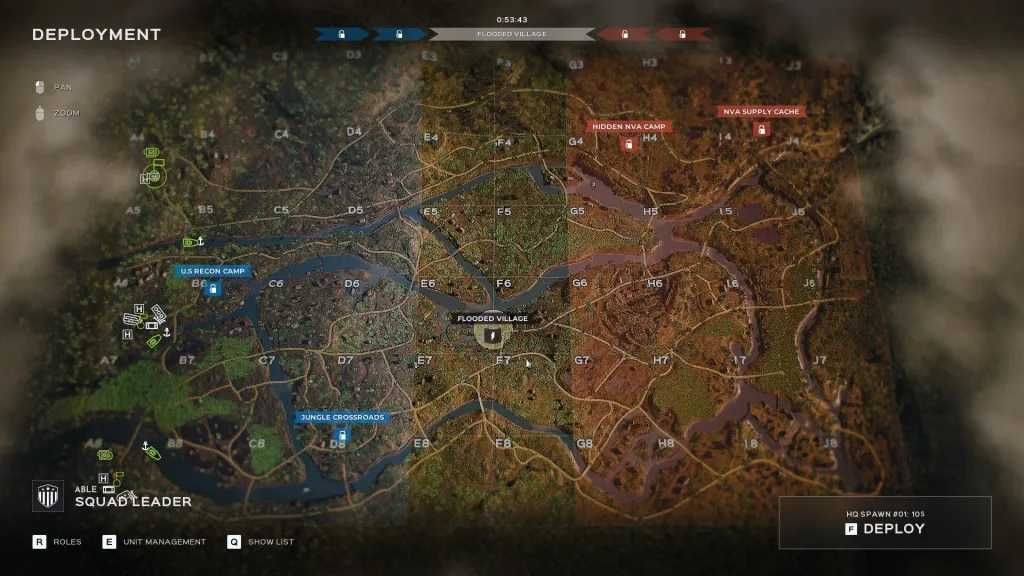 Mapa de QuangNai em Hell Let Loose: Vietnam.