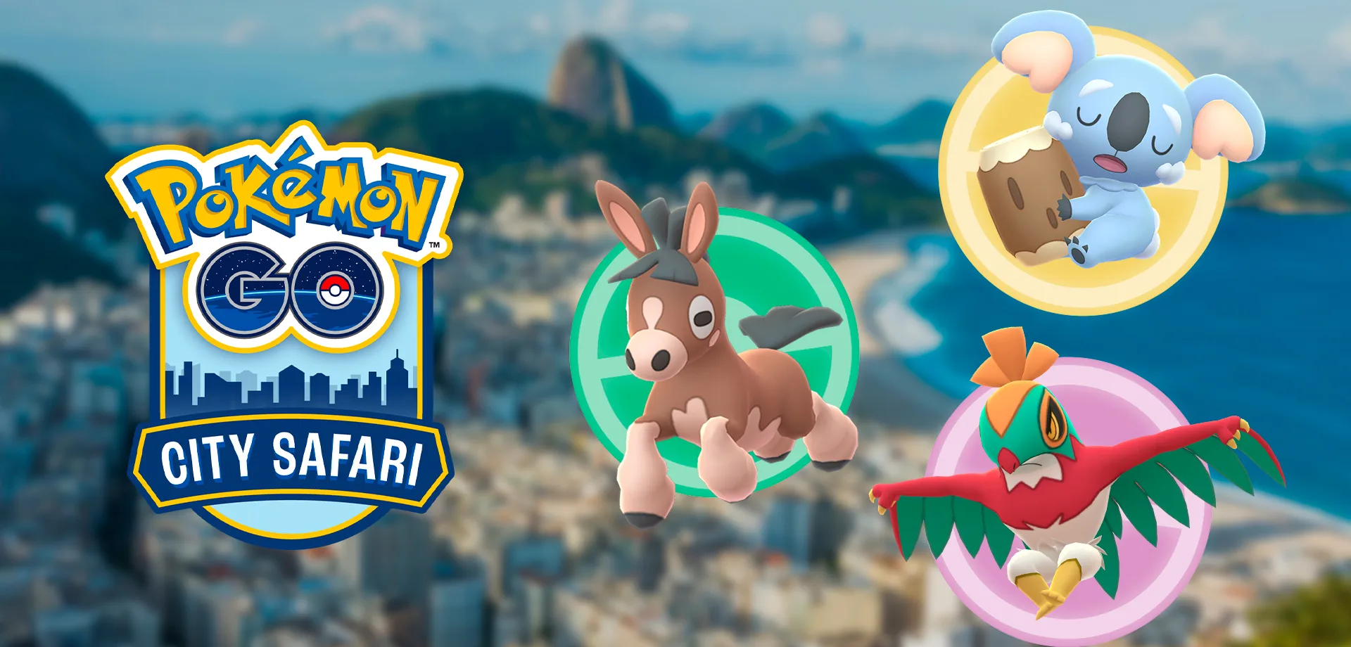 Capa do Safári Urbano Pokémon GO no Rio de Janeiro.