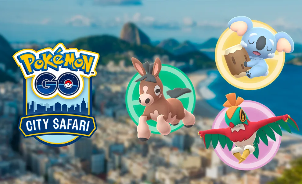 Capa do Safári Urbano Pokémon GO no Rio de Janeiro.