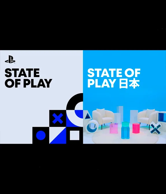 Imagem da State of Play Americana e Japonesa juntas.
