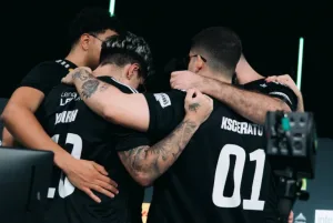 KSCERATO, MVP da Thunderpick, comemora com a FURIA. Vitoria do esports brasileiro (Imagem: Divulgação/FURIA).