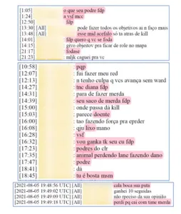 Prints do Chat em Processo n.1040722-44.2021.8.11.0001 (Imagem: Divulgação).